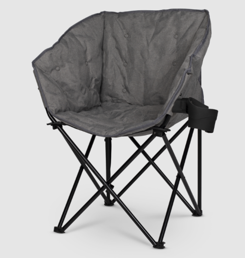 SEDIA DA CAMPEGGIO DOMETIC MODELLO TUBB GRIGIA