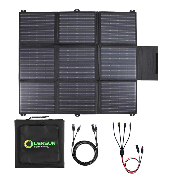 PANNELLO SOLARE LENSUN PORTATILE 200W 12V CON CENTRALINA