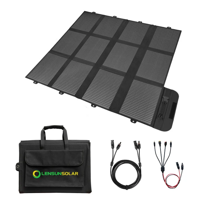 PANNELLO SOLARE LENSUN PORTATILE 300W 12V CON CENTRALINA