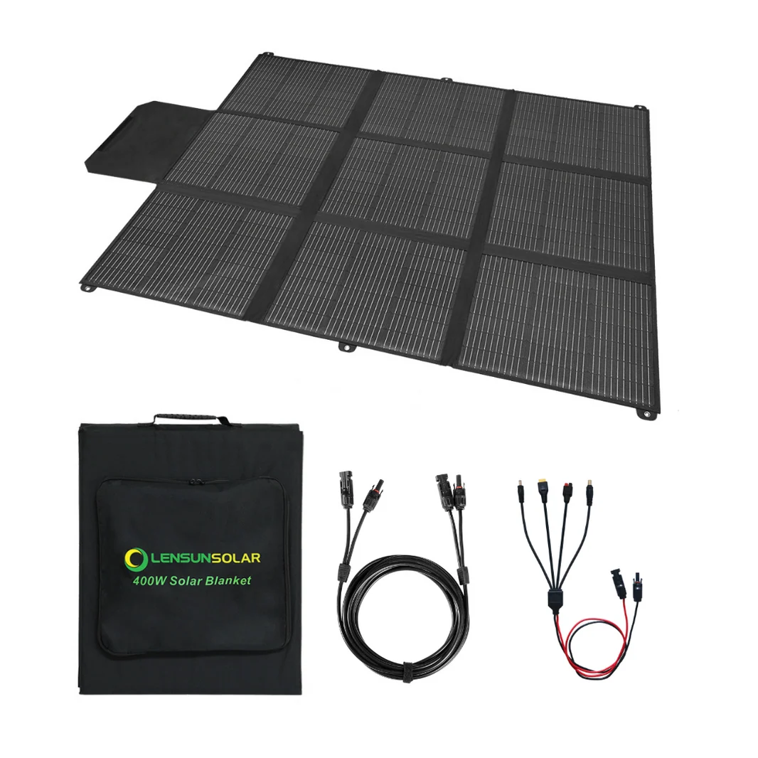 PANNELLO SOLARE LENSUN PORTATILE 400W 36V CON CENTRALINA